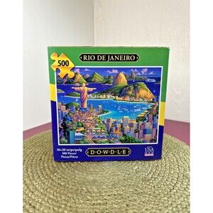 Dowdle Jigsaw Puzzle Rio de Janeiro Brazil 500 Piece Made USA NIP